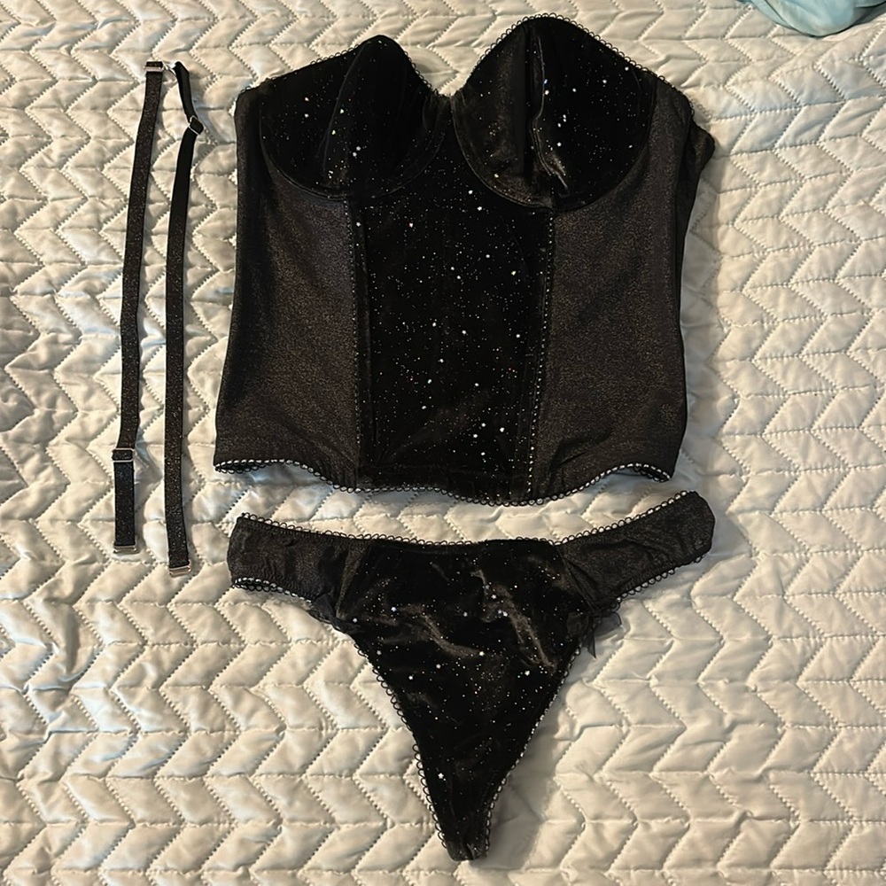 Victoria’s Secret corset lingerie set